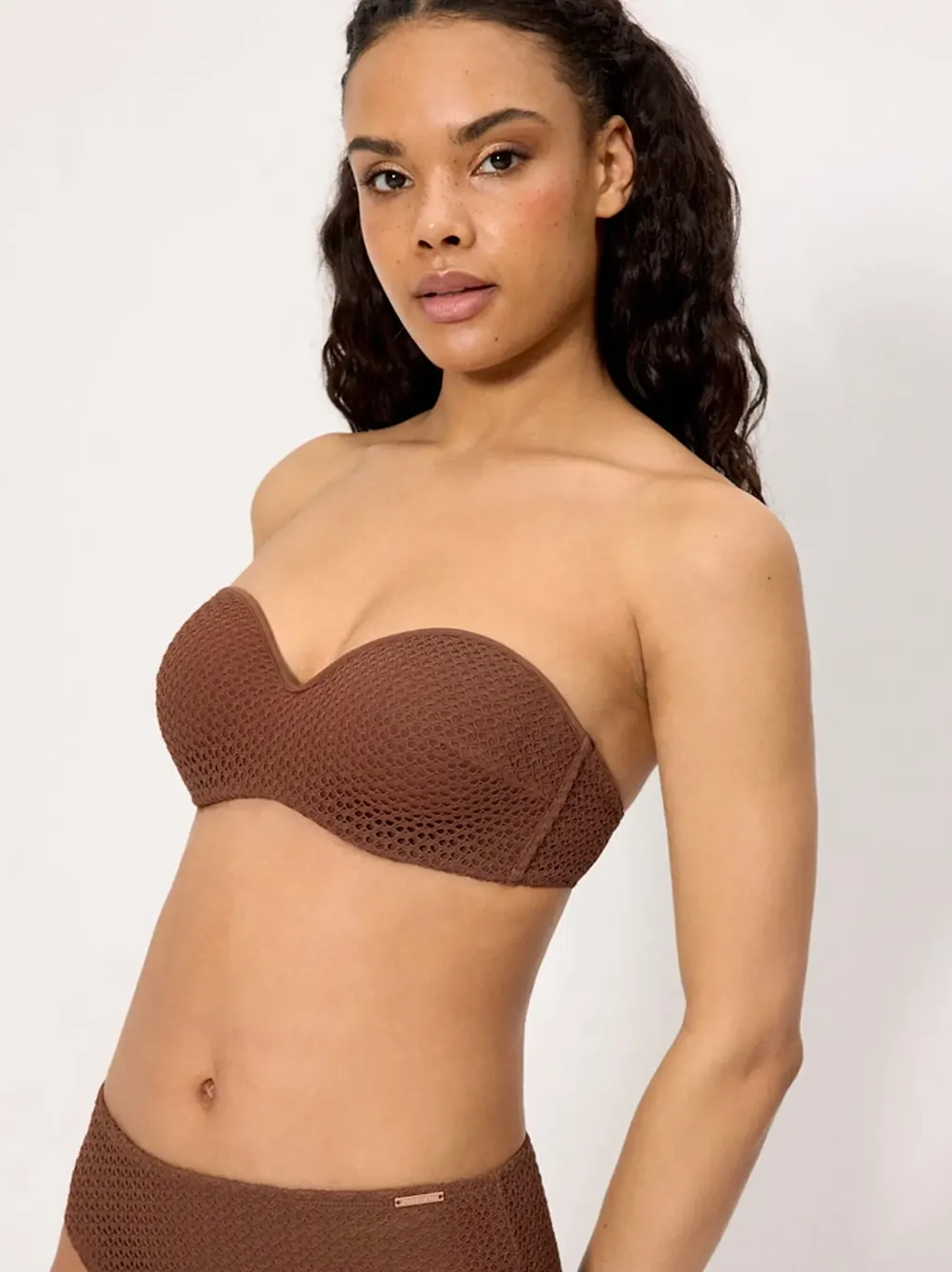 Biquini Bandeau Con Aro Y Relleno Copa C YsabeL Mora