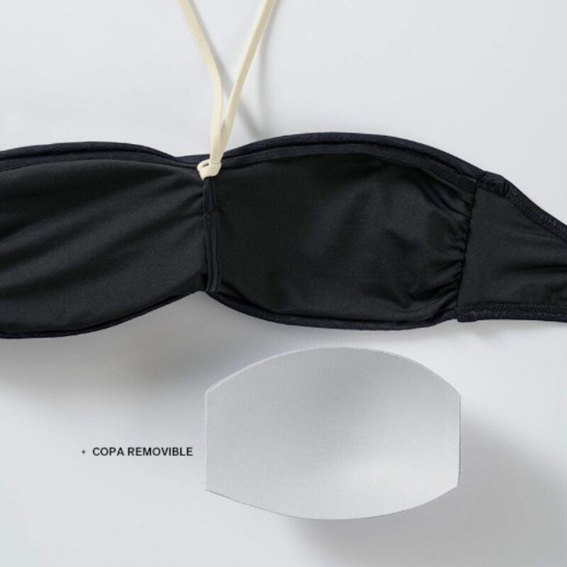 Bikini Bandeau Negro Leonisa