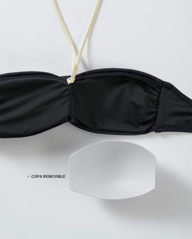 Bikini Bandeau Negro Leonisa