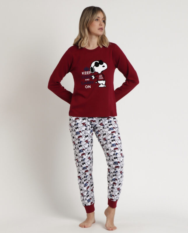 Pijama Snoopy Granate Admas