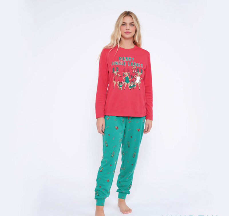 Pijama Interlock Navideño Muydemi