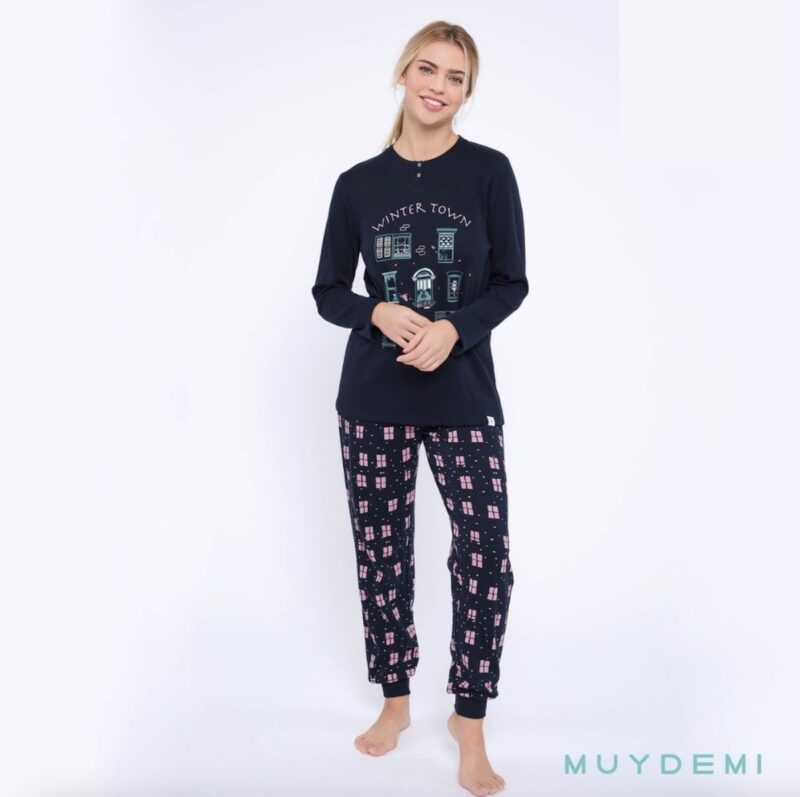 Pijama Winter Marino Muydemi