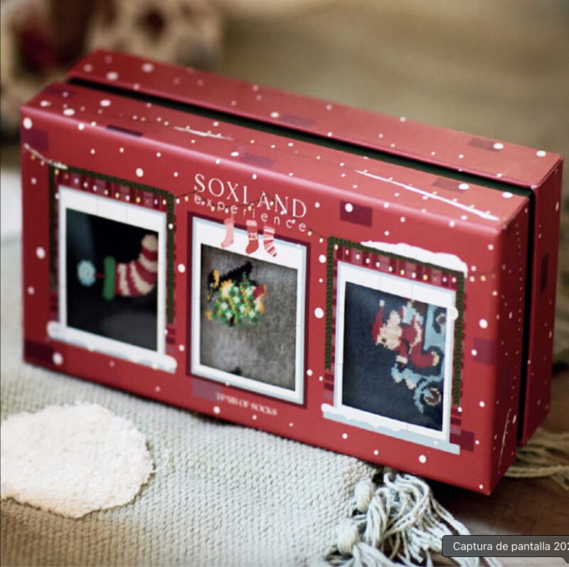 Caja Navidad Dos Pares Calcetines Soxland