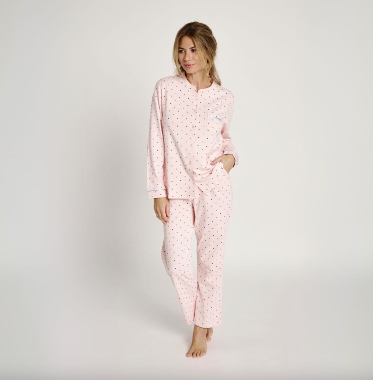 Pijama Botones y Lunares Muydemi