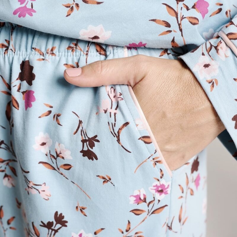 Pijama Camisero Floral Muydemi