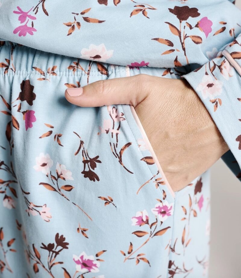 Pijama Camisero Floral Muydemi