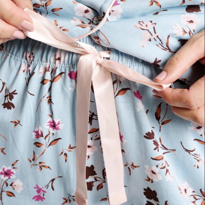 Pijama Camisero Floral Muydemi