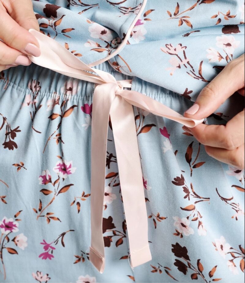Pijama Camisero Floral Muydemi