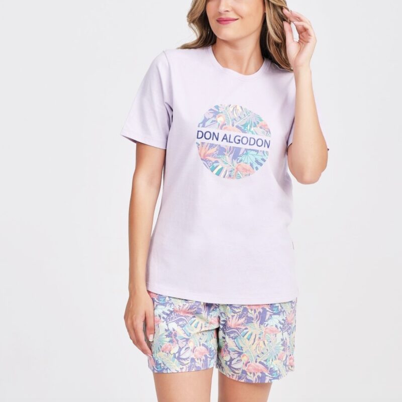 Pijama Malva Don Algodón