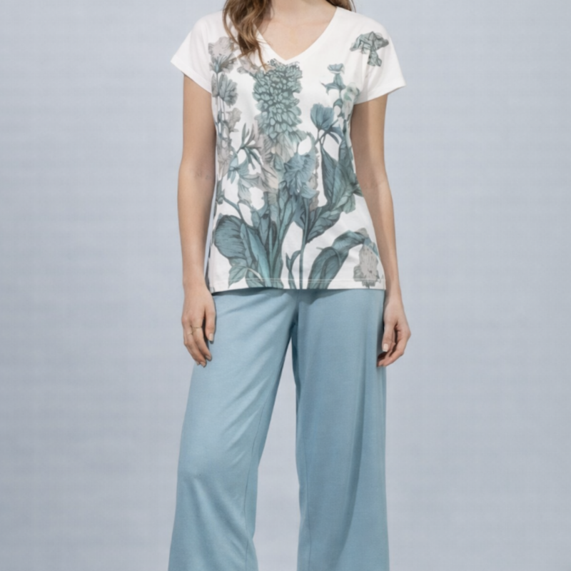 Pijama Palazo Garden Admas