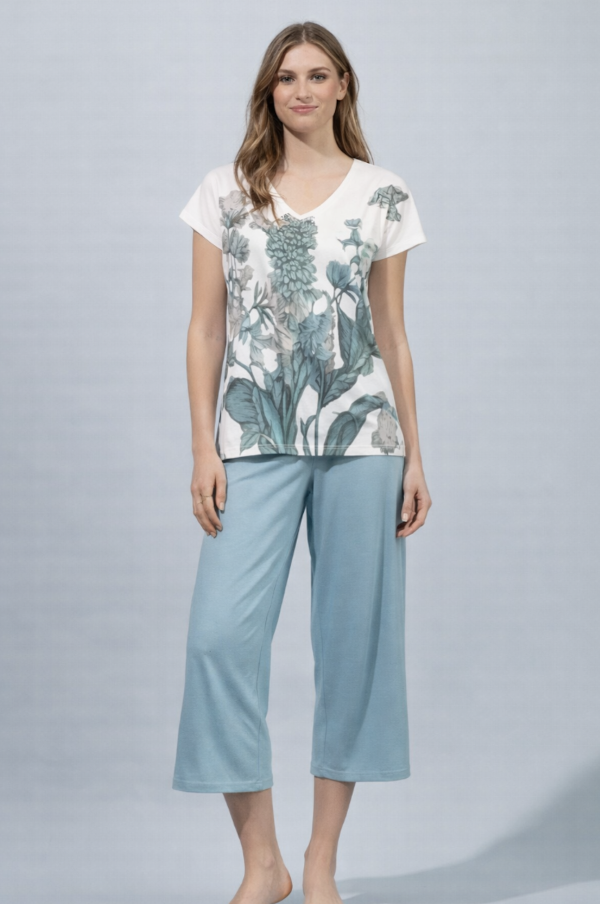 Pijama Palazo Garden Admas