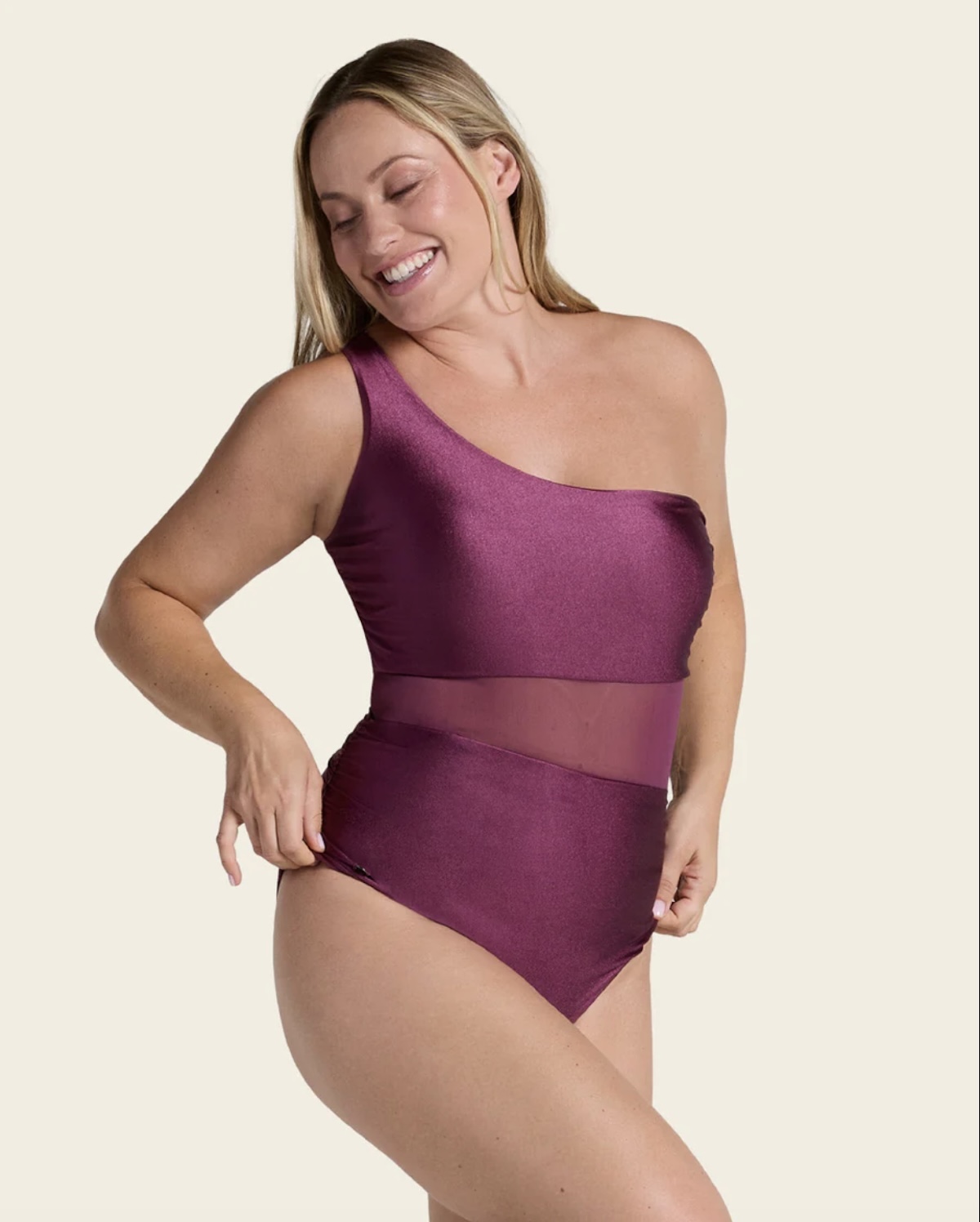 Bañador Reductor Color Uva Leonisa